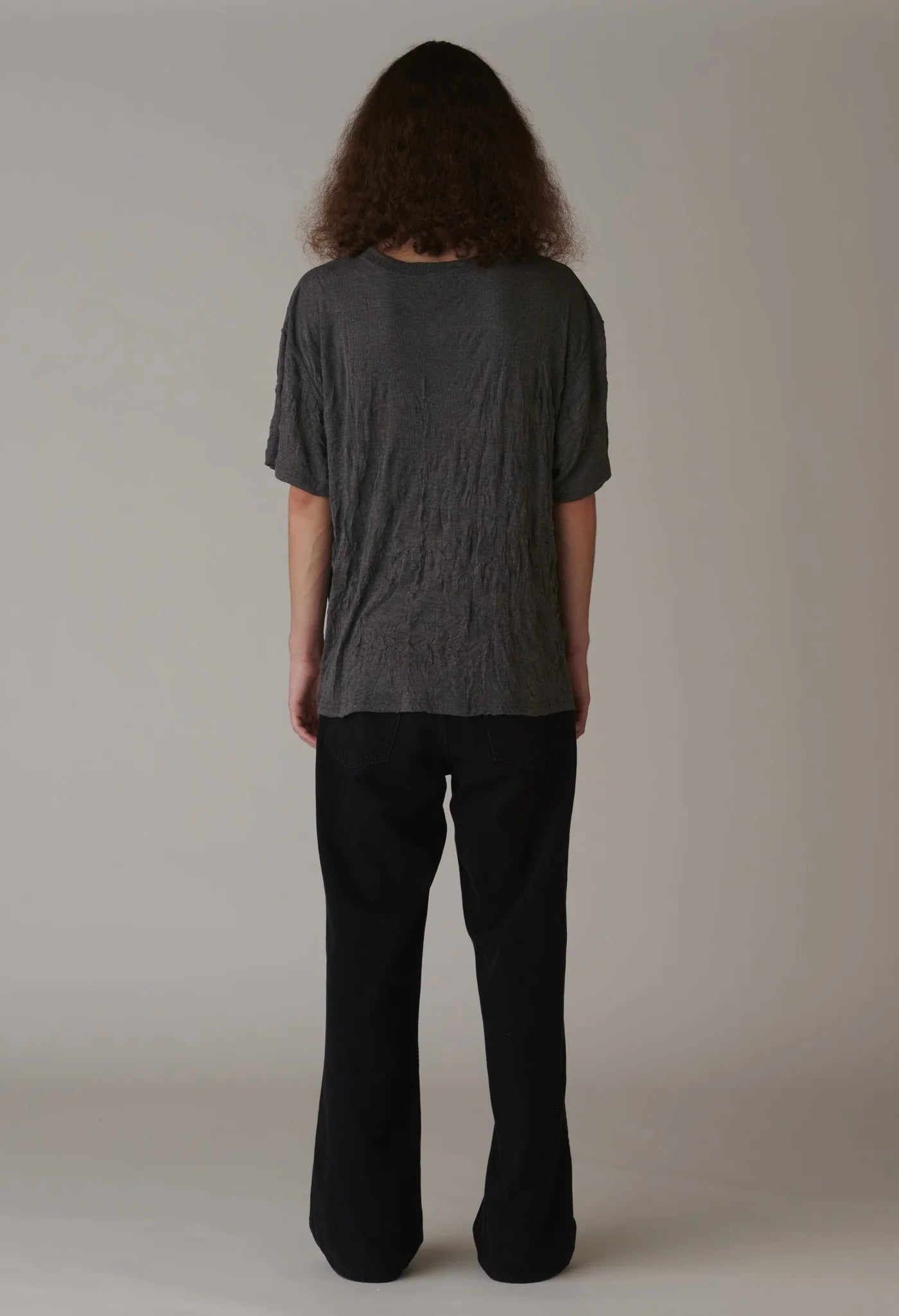 INSCRIRE - Washer T-Shirt - CHARCOAL