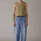 INSCRIRE - Dot Hole Denim Pants - BLUE USED
