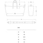 SimplyComplicated - ESSENTIAL LEATHER TOTE BAG - BLACK