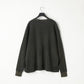 KANEMASA PHIL. - 18G Garment Dye Waffle - CHARCOAL(GOOSE GREY)