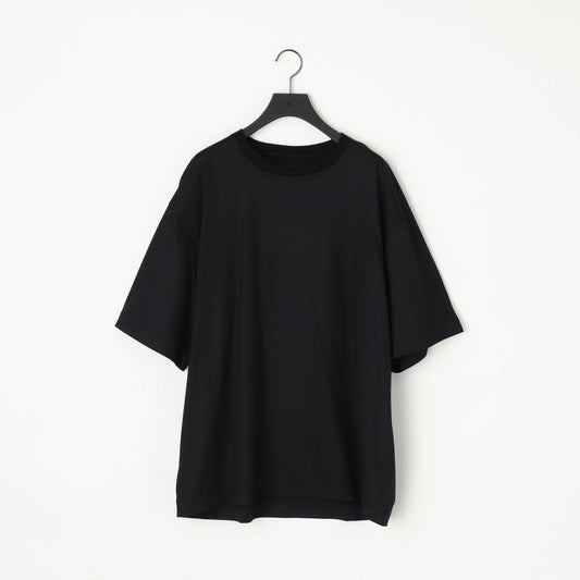 KANEMASA PHIL. - 36G Wool S/S Tee - BLACK(Night Black)