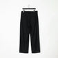 KANEMASA PHIL. - 36G Wool Stripe Trouser - BLACK