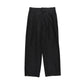 KANEMASA PHIL. - 36G Wool Stripe Trouser - BLACK