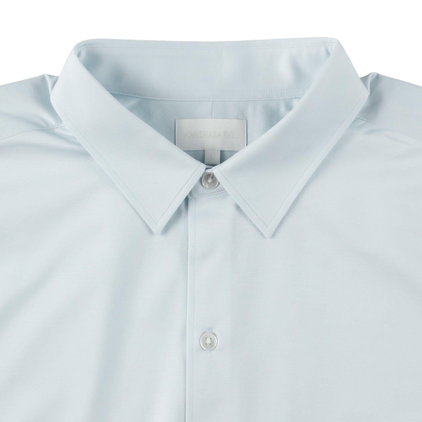 KANEMASA PHIL 水色 長袖シャツ M KANEMASA PHIL. - 【残り一点】46G Modest Shirt | ACRMTSM