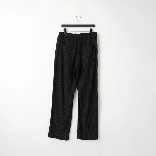 KANEMASA PHIL. - 36G Wool Fulling Pants - BLACK DYE