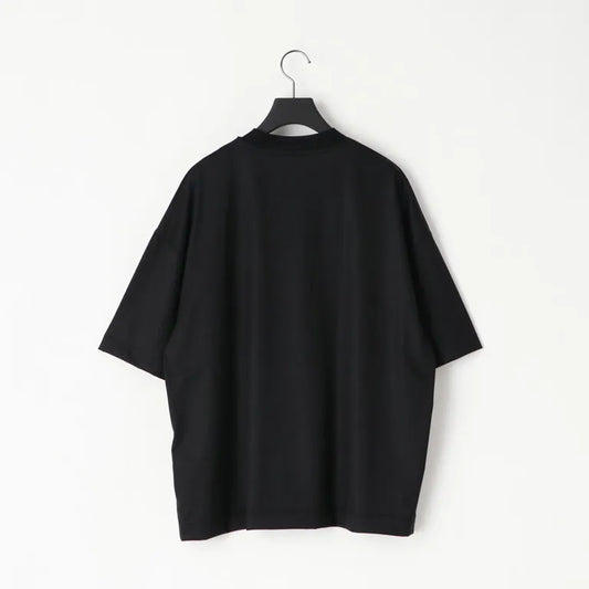 KANEMASA PHIL. - 32G Wool SS Tee - BLACK