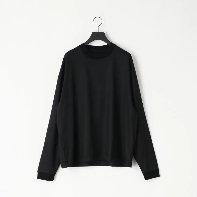 KANEMASA PHIL. - 36G Wool LS Tee - BLACK