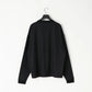 KANEMASA PHIL. - 36G Wool LS Tee - BLACK