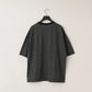 KANEMASA PHIL. - 32G Wool Stripe SS Tee - BLACK