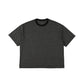 KANEMASA PHIL. - 32G Wool Stripe SS Tee - BLACK