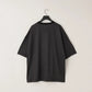 KANEMASA PHIL. - 32G Wool Stripe SS Tee - CHARCOAL