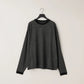 KANEMASA PHIL. - 36G Wool Stripe LS Tee - BLACK