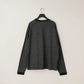 KANEMASA PHIL. - 36G Wool Stripe LS Tee - BLACK