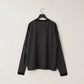 KANEMASA PHIL. - 36G Wool Stripe LS Tee - CHARCOAL