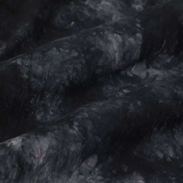 KANEMASA PHIL. - 46G Tie Dye Artisan Shirt - BLACK CHARCOAL DYE