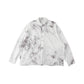 KANEMASA PHIL. - 46G Tie Dye Artisan Shirt - WHITE GRAY DYE