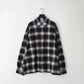 KANEMASA PHIL. - 28G Ombre Check Balise Shirt - BLACK WHITE