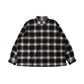 KANEMASA PHIL. - 28G Ombre Check Balise Shirt - BLACK WHITE