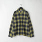 KANEMASA PHIL. - 28G Ombre Check Balise Shirt - CHARCOAL YELLOW