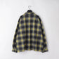 KANEMASA PHIL. - 28G Ombre Check Balise Shirt - CHARCOAL YELLOW