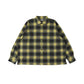 KANEMASA PHIL. - 28G Ombre Check Balise Shirt - CHARCOAL YELLOW