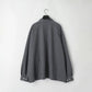 KANEMASA PHIL. - 36G Wool Check Balise Shirt - BLACK WHITE