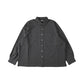 KANEMASA PHIL. - 36G Wool Check Balise Shirt - BLACK WHITE