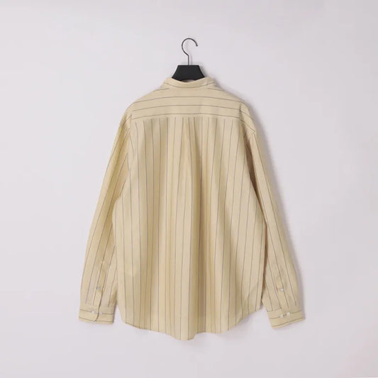 KANEMASA PHIL. - 46G Stripe Atmosphere Shirt - BEIGE NAVY