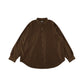 KANEMASA PHIL. - 46G Stripe Atmosphere Shirt - BROWN BLUE