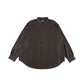 KANEMASA PHIL. - 46G Stripe Atmosphere Shirt - CHARCOAL BROWN