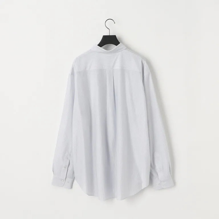 KANEMASA PHIL. - 46G Stripe Atmosphere Shirt - WHITE BLUE