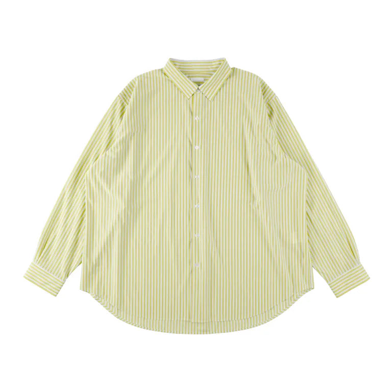 KANEMASA PHIL. - 46G Stripe Atmosphere Shirt - YELLOW BLACK