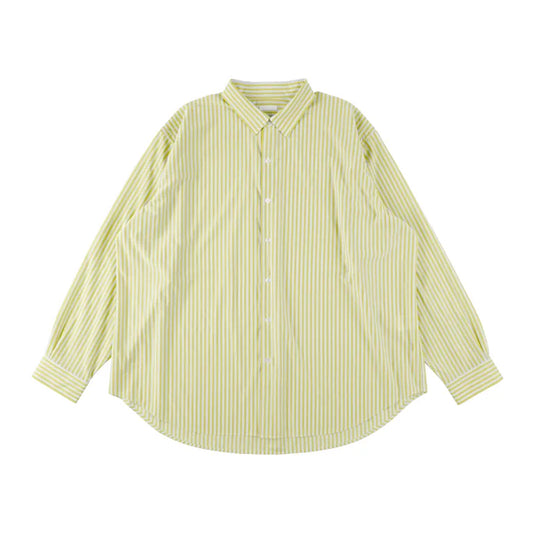 KANEMASA PHIL. - 46G Stripe Atmosphere Shirt - YELLOW BLACK