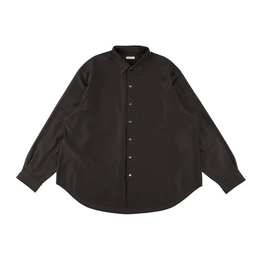 KANEMASA PHIL. - 36G Wool Atmosphere Shirt - BROWN