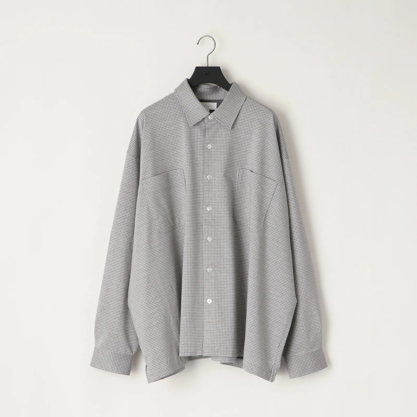 【値下】KANEMASA PHIL.36G Check Balise Shirt KANEMASA PHIL. - 36G Check Balise Shirt - WHITE – un