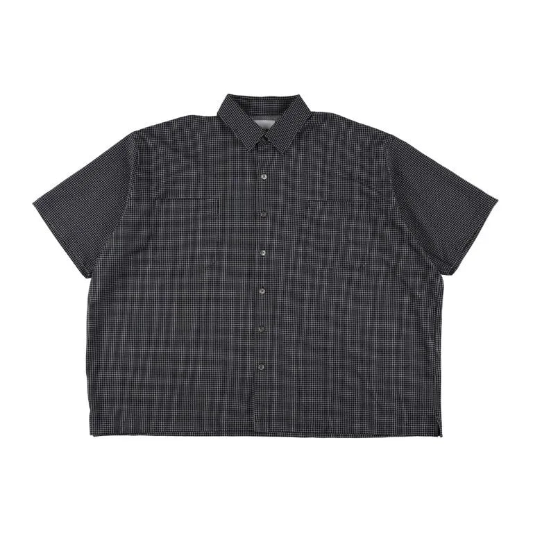KANEMASA PHIL. - 36G Check Balise SS Shirt - BLACK