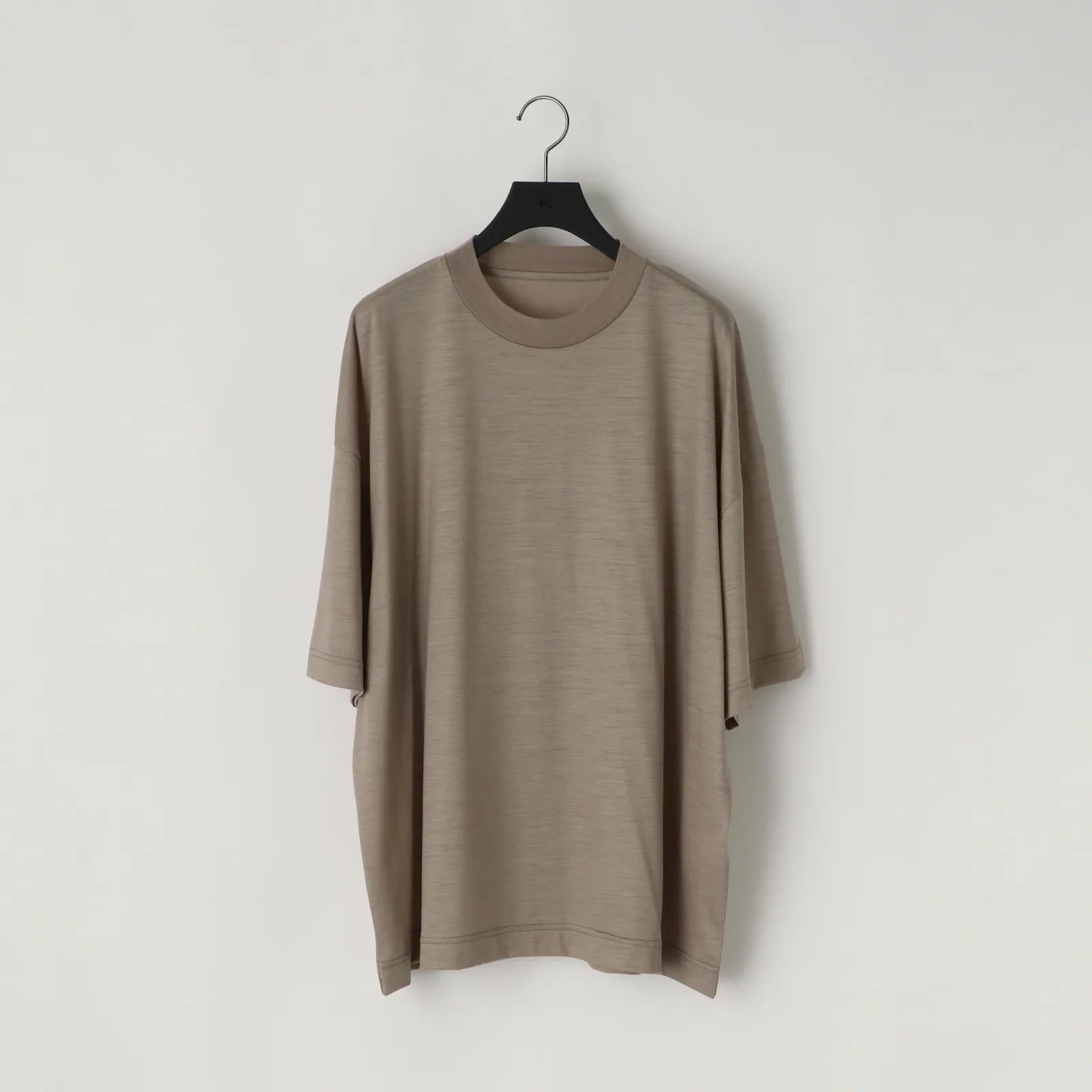 KANEMASA PHIL. - 36G Wool SS Tee - BEIGE