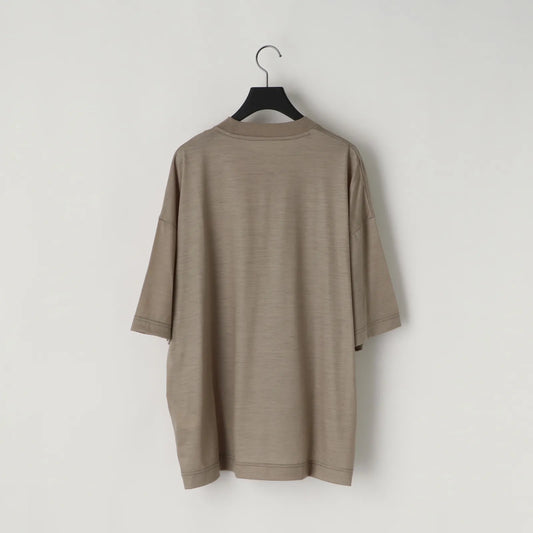 KANEMASA PHIL. - 36G Wool SS Tee - BEIGE