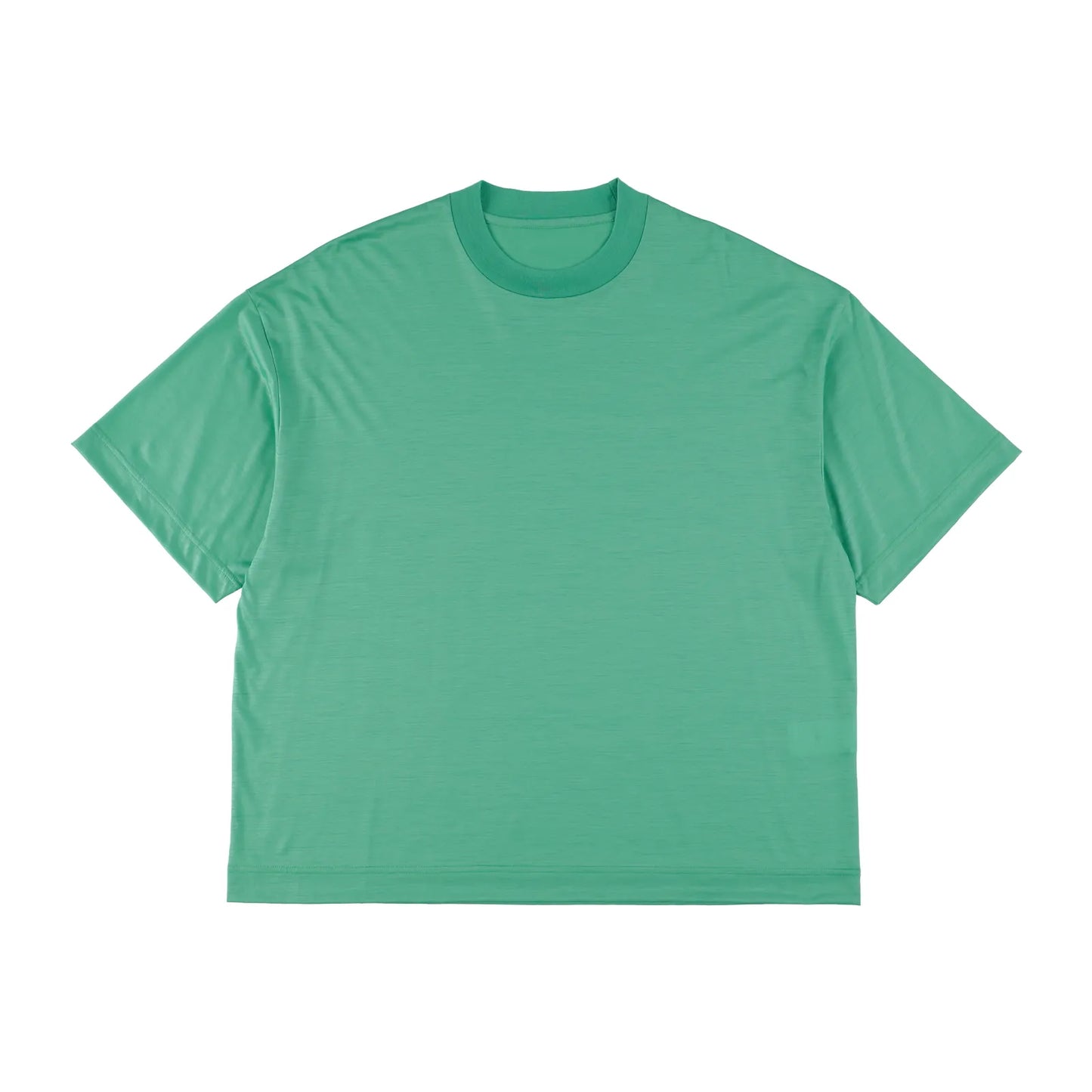 KANEMASA PHIL. - 36G Wool SS Tee - TURQUOISE