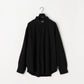 KANEMASA PHIL. - 46G Stripe Atmosphere Shirt - BLACK