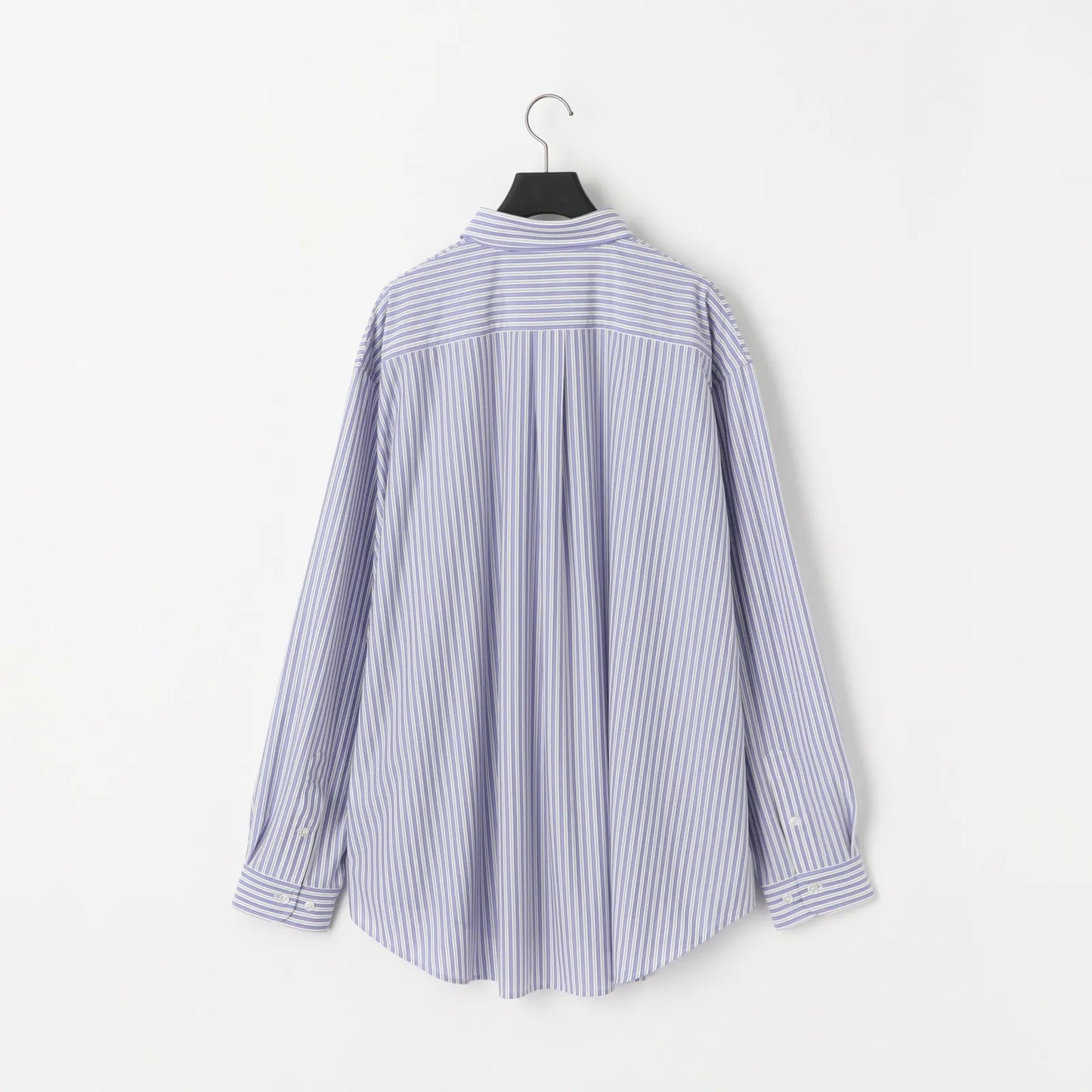 KANEMASA PHIL. - 46G Stripe Atmosphere Shirt - SAX BLACK