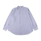 KANEMASA PHIL. - 46G Stripe Atmosphere Shirt - SAX BLACK