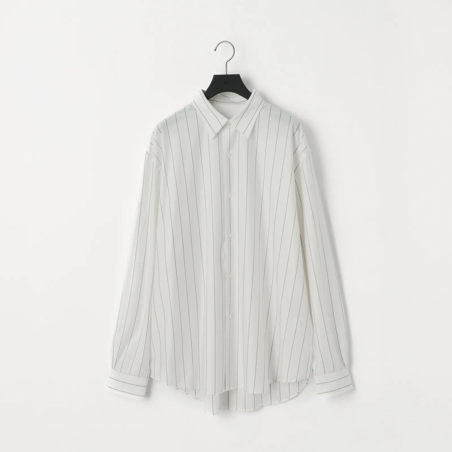 KANEMASA PHIL. - 46G Stripe Atmosphere Shirt - WHITE