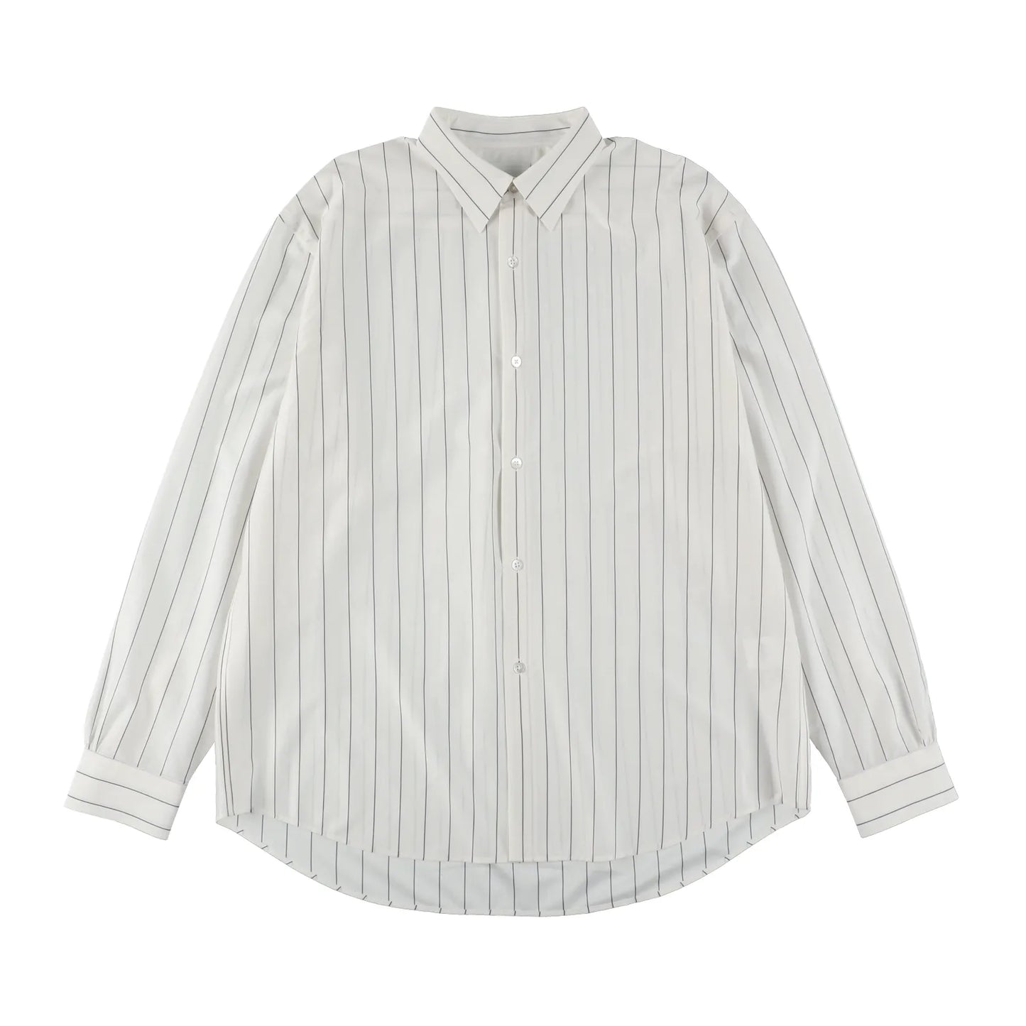 KANEMASA PHIL. - 46G Stripe Atmosphere Shirt - WHITE