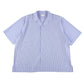 KANEMASA PHIL. - 46G Stripe Ether Shirt - BLUE