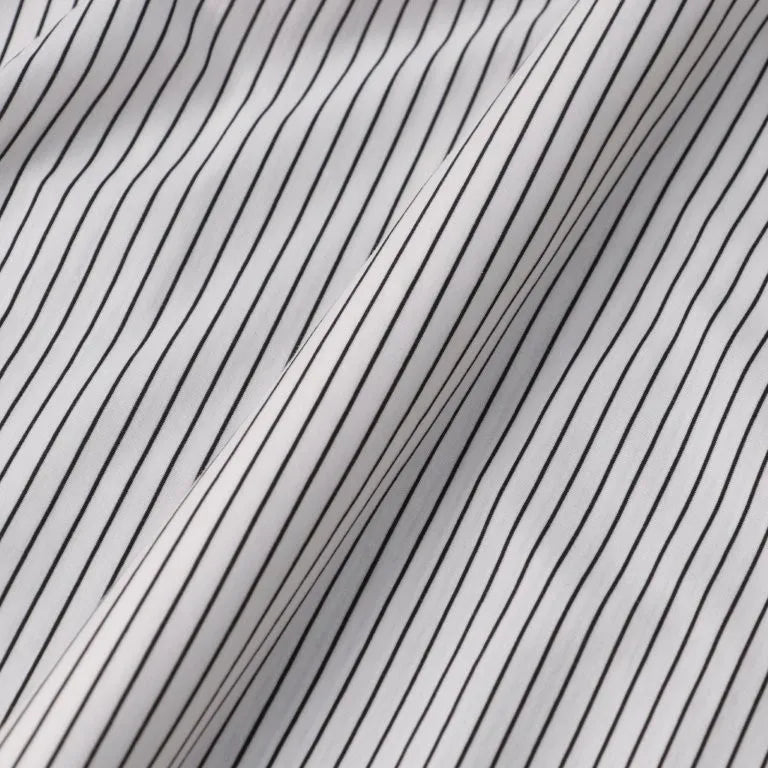 KANEMASA PHIL. - 46G Stripe Ether Shirt - PS BLACK