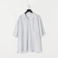 KANEMASA PHIL. - 46G Stripe Ether Shirt - WHITE BLUE