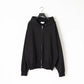 KANEMASA PHIL. - 36G Fine Sweat Zip Hoodie - BLACK DYE