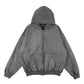 KANEMASA PHIL. - 36G Fine Sweat Zip Hoodie - CHARCOAL PIGMENT