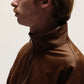 KANEMASA PHIL. - 36G ECONYL Embossed Blouson - BROWN